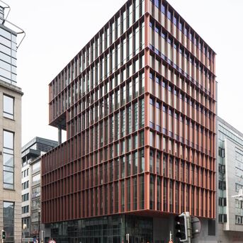 ConceptWall 50 Muros cortina, MasterLine 8 Ventanas, ConceptSystem 77 Puertas y CS 77 Fire Proof Puertas - Science 12 situado en Brussels, Bélgica