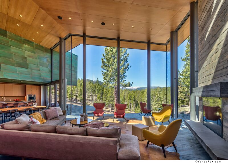 SlimLine 38 Ventanas, SlimLine 38 Puertas, ConceptWall 50 Muros cortina y Mosquito Sistemas complementarios - Martis Camp situado en Truckee, CA, Estados Unidos de América