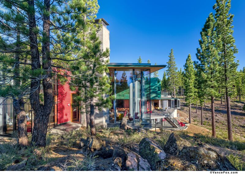 SlimLine 38 Ventanas, SlimLine 38 Puertas, ConceptWall 50 Muros cortina y Mosquito Sistemas complementarios - Martis Camp situado en Truckee, CA, Estados Unidos de América