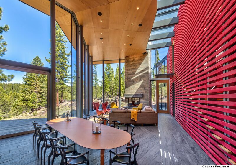 SlimLine 38 Ventanas, SlimLine 38 Puertas, ConceptWall 50 Muros cortina y Mosquito Sistemas complementarios - Martis Camp situado en Truckee, CA, Estados Unidos de América