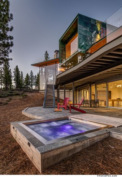 SlimLine 38 Ventanas, SlimLine 38 Puertas, ConceptWall 50 Muros cortina y Mosquito Sistemas complementarios - Martis Camp situado en Truckee, CA, Estados Unidos de América