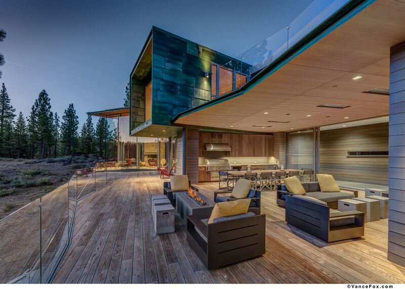 SlimLine 38 Ventanas, SlimLine 38 Puertas, ConceptWall 50 Muros cortina y Mosquito Sistemas complementarios - Martis Camp situado en Truckee, CA, Estados Unidos de América