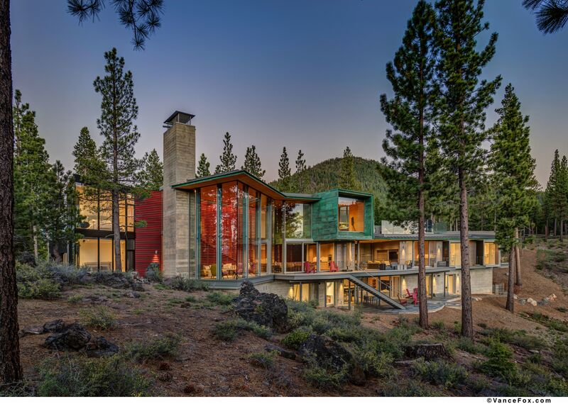 SlimLine 38 Ventanas, SlimLine 38 Puertas, ConceptWall 50 Muros cortina y Mosquito Sistemas complementarios - Martis Camp situado en Truckee, CA, Estados Unidos de América
