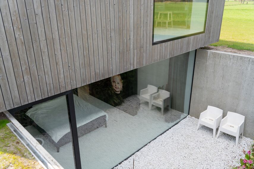 SlimLine 38 Puertas, ConceptPatio 130 Puertas correderas y plegables y ConceptSystem 77 Ventanas - Het Kleine Krikhaar situado en Geesteren, los Países Bajos