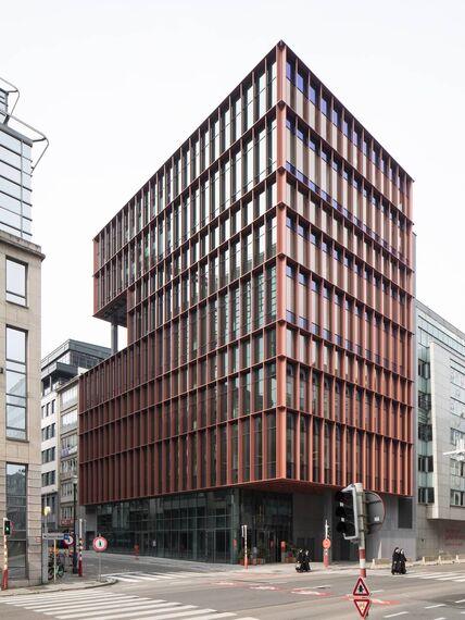 ConceptWall 50 Muros cortina, MasterLine 8 Ventanas, ConceptSystem 77 Puertas y CS 77 Fire Proof Puertas - Science 12 situado en Brussels, Bélgica