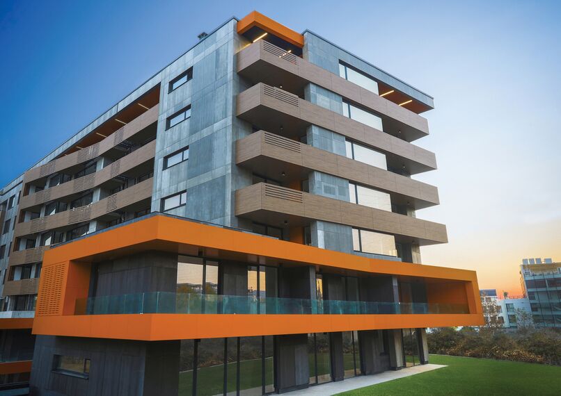 ConceptWall 50 Muros cortina, CS 77 Panel Door Puertas y ConceptSystem 77 Ventanas - Ruhouse situado en Sofia, Bulgarije