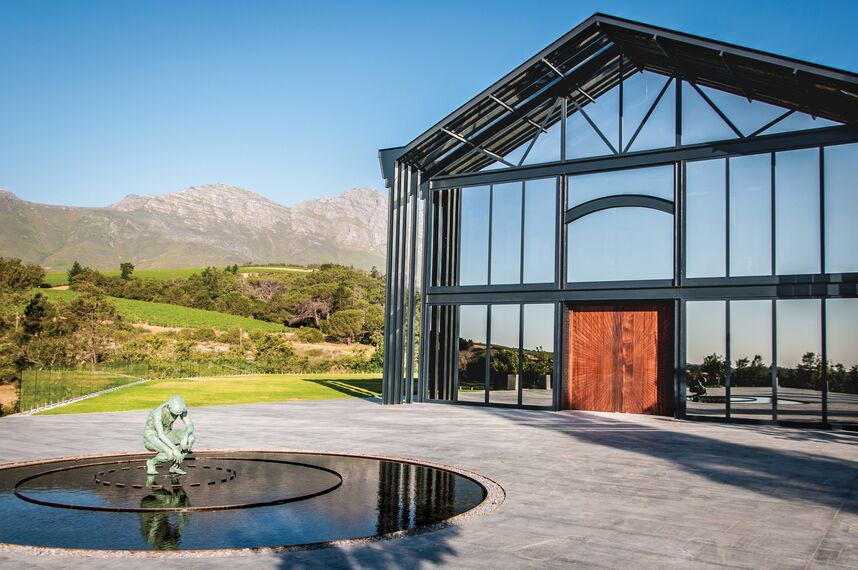ConceptSystem 68 Ventanas y ConceptFolding 77 Puertas correderas y plegables - Recreation/Entertainment centre Quoin Rock Wine Estate situado en Stellenbosch, Sudáfrica