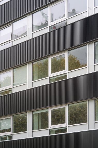 ConceptWall 50 Muros cortina, CD 68 Puertas y TS 68 Ventanas - College/University Universidad de Rouen situado en Rouen, Francia