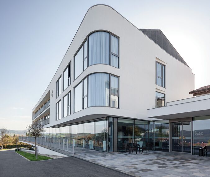 ConceptSystem 77 Puertas y CW 50-SC Muros cortina - Social housing Residencia Alday situado enEspaña