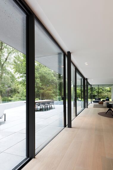 CS 86-HI (c) Sistemas cancelados y HiFinity Puertas correderas y plegables - House Private House Ukkel 3 situado enBélgica