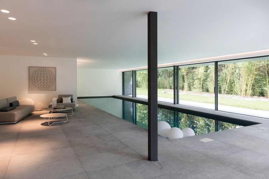 CS 86-HI (c) Sistemas cancelados y HiFinity Puertas correderas y plegables - House Private House Ukkel 3 situado enBélgica