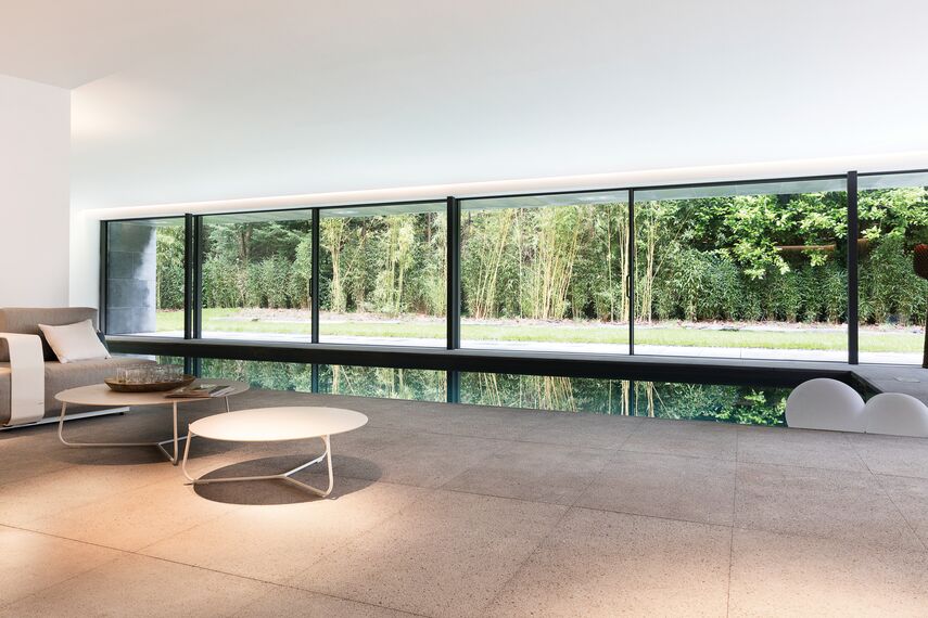 CS 86-HI (c) Sistemas cancelados y HiFinity Puertas correderas y plegables - House Private House Ukkel 3 situado enBélgica