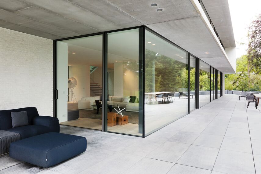 CS 86-HI (c) Sistemas cancelados y HiFinity Puertas correderas y plegables - House Private House Ukkel 3 situado enBélgica