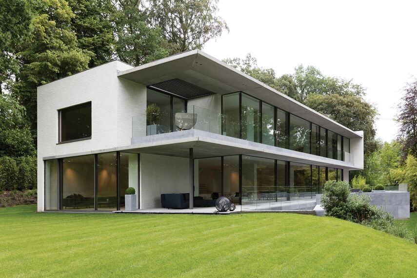 CS 86-HI (c) Sistemas cancelados y HiFinity Puertas correderas y plegables - House Private House Ukkel 3 situado enBélgica