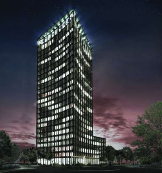 CW 65-EF Muros cortina - Ceres Tower situado en Basel, Suiza