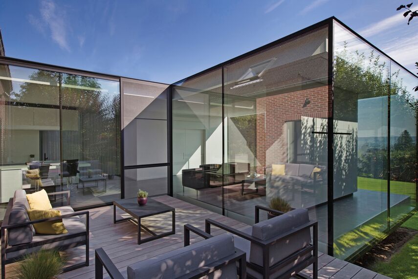 HiFinity Puertas correderas y plegables - Vivienda Hombourg situado en Hambergen, Bélgica