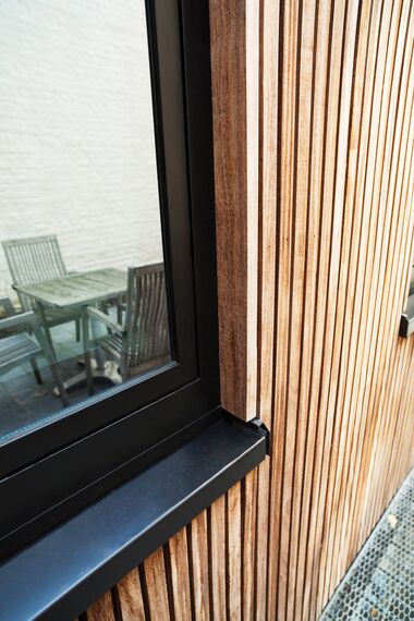 ConceptSystem 77 Ventanas y ConceptSystem 77 Puertas - Boardhousing situado en Heverlee, Bélgica