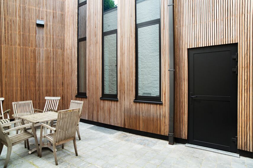 ConceptSystem 77 Ventanas y ConceptSystem 77 Puertas - Boardhousing situado en Heverlee, Bélgica