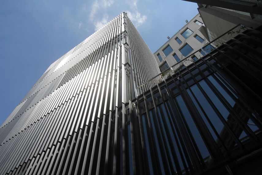 ConceptWall 50 Muros cortina, CW 60-SC Muros cortina y CS 77 Hidden Vent Ventanas - Office building Expo2000 situado en Sofia, Bulgarije