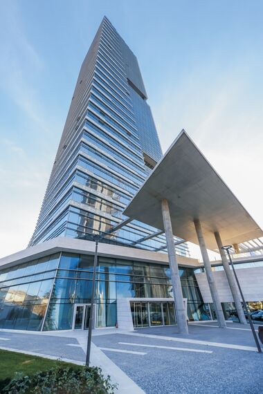 CW 50-SC Muros cortina - Business center Paragon Tower situado en Ankara, Turquía