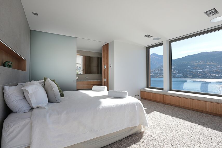ConceptFolding 77 Puertas correderas y plegables y ConceptSystem 77 Ventanas - Lake Wakatipu House situado en Otago, Nueva Zelanda