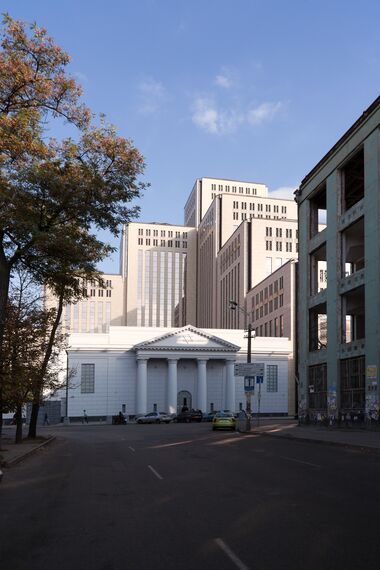 ConceptWall 50 Muros cortina - Menorah Jewish Multifunctional Centre situado en Dnepropetrovsk, Ucrania
