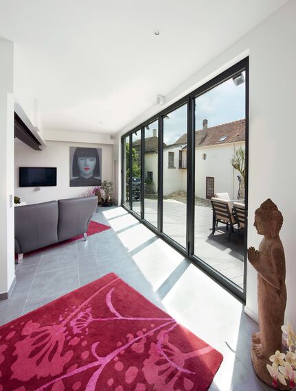 ConceptFolding 77 Puertas correderas y plegables - Private House Luzarches situado en Luzarches, Francia