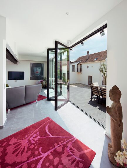 ConceptFolding 77 Puertas correderas y plegables - Private House Luzarches situado en Luzarches, Francia