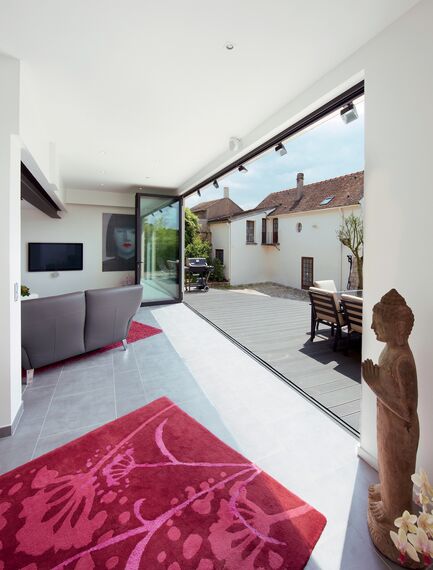ConceptFolding 77 Puertas correderas y plegables - Private House Luzarches situado en Luzarches, Francia