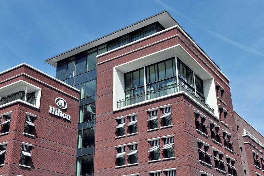 ConceptWall 50 Muros cortina - Hilton hotel situado en Den Haag, los Países Bajos