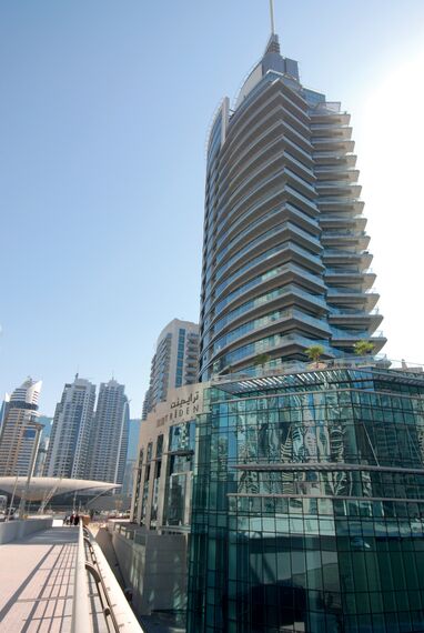 ConceptWall 50 Muros cortina - Bayside Residence situado en Dubai, Emiratos Árabes Unidos