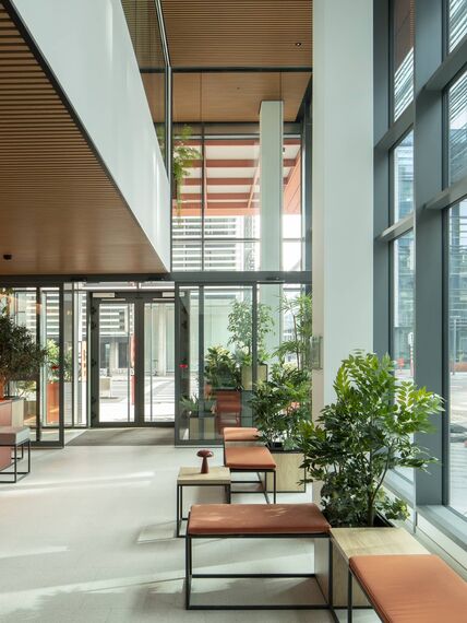 ConceptWall 50 Muros cortina, MasterLine 8 Ventanas, ConceptSystem 77 Puertas y CS 77 Fire Proof Puertas - Science 12 situado en Brussels, Bélgica