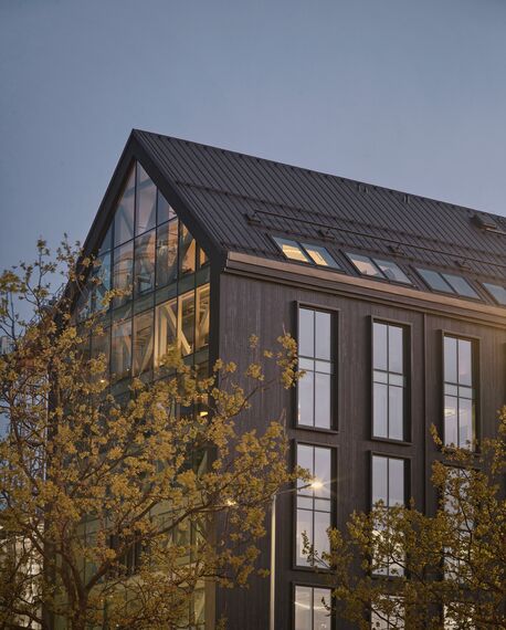 TimberWall 50 Muros cortina - Habitat 7 situado en Gothenburg, Suecia