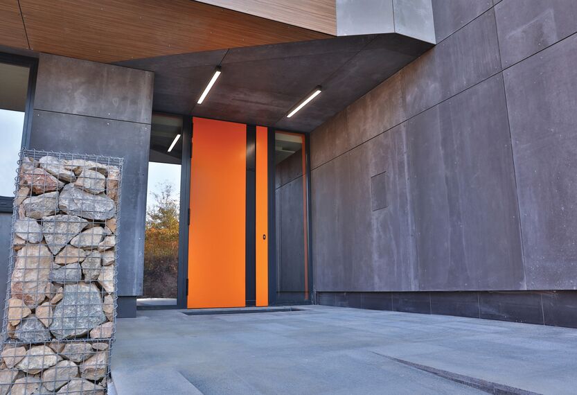 ConceptWall 50 Muros cortina, CS 77 Panel Door Puertas y ConceptSystem 77 Ventanas - Ruhouse situado en Sofia, Bulgarije
