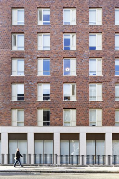 Complejo de apartamentos Cartwright Gardens situado en London, Reino Unido