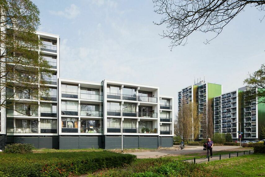 ConceptSystem 68 Ventanas y ConceptPatio 130 Puertas correderas y plegables - Complejo de apartamentos Weezenhof Nijmegen situado en Nijmegen, los Países Bajos