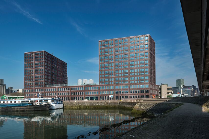 ConceptWall 50 Muros cortina, CS 77 Hidden Vent Ventanas y CS 77 Fire Proof Ventanas - Musa situado en Rotterdam, los Países Bajos