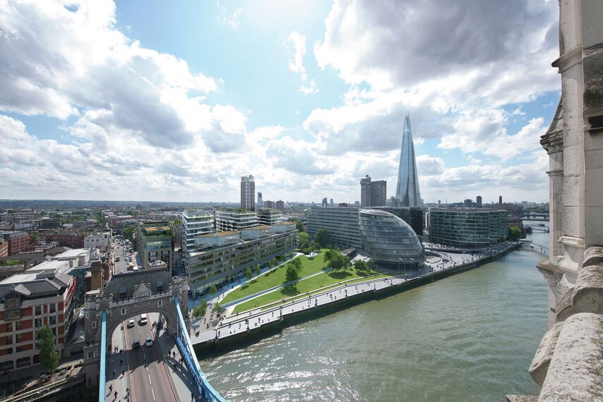 ConceptSystem 68 Ventanas, ConceptWall 60 Muros cortina, ConceptPatio 130 Puertas correderas y plegables, ConceptSystem 77 Ventanas, ConceptSystem 77 Puertas y ConceptWall 50 Muros cortina - One Tower Bridge situado en London, Reino Unido