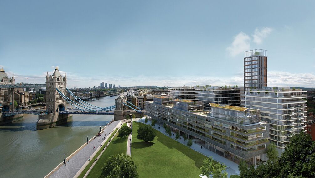 ConceptSystem 68 Ventanas, ConceptWall 60 Muros cortina, ConceptPatio 130 Puertas correderas y plegables, ConceptSystem 77 Ventanas, ConceptSystem 77 Puertas y ConceptWall 50 Muros cortina - One Tower Bridge situado en London, Reino Unido