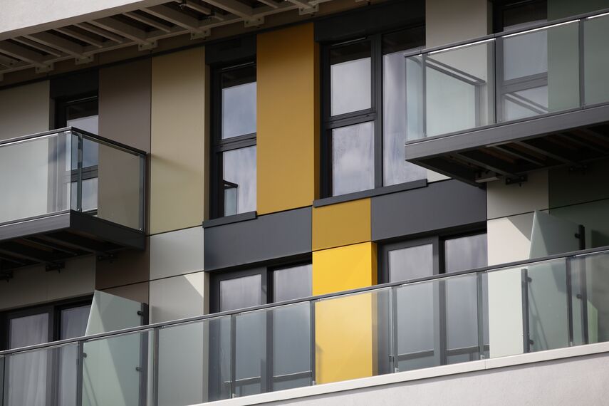 ConceptWall 50 Muros cortina - Complejo de apartamentos Matchmakers Wharf situado en Stratford, Reino Unido