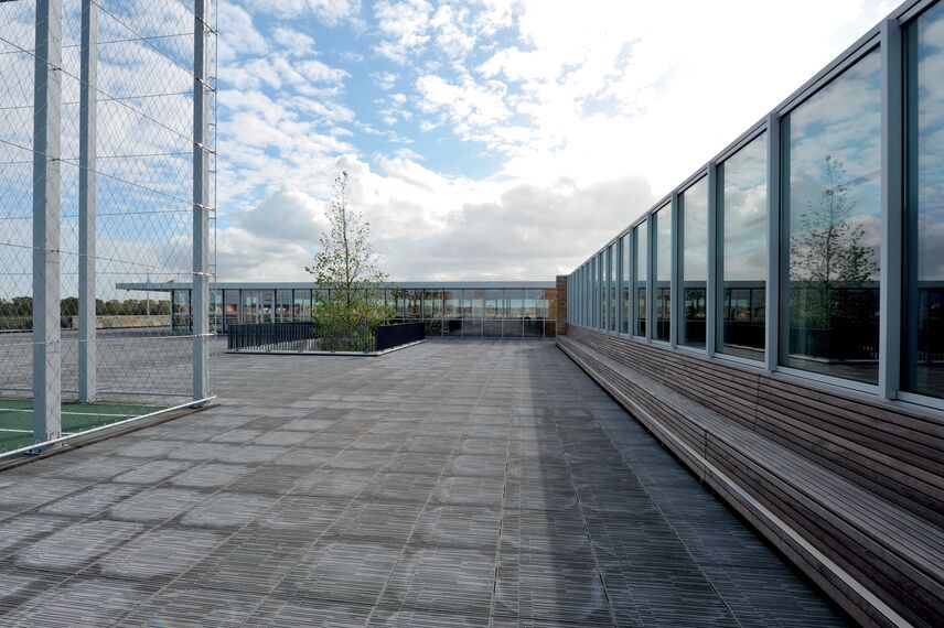 ConceptWall 50 Muros cortina - School International School Almere situado en Almere, los Países Bajos