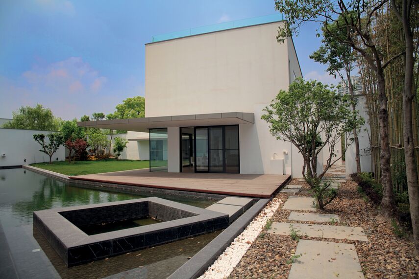 ConceptWall 50 Muros cortina - Jiujiangtang Villa situado en Shanghai, China