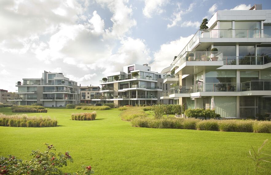 ConceptSystem 59 Puertas, ConceptSystem 68 Ventanas, ConceptSystem 59 Ventanas y ConceptSystem 68 Puertas - De Zaat Appartments situado en Temse, Bélgica