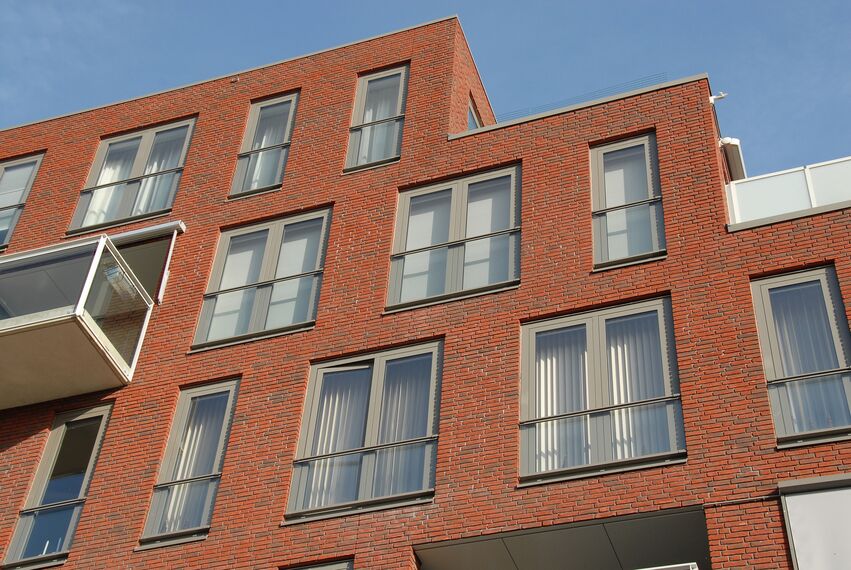 ConceptWall 50 Muros cortina - Complejo de apartamentos Balans situado en Utrecht, los Países Bajos