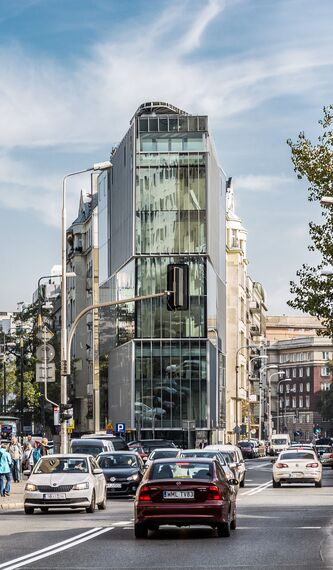 CW 50-HI Muros cortina - The Nest situado en Warsaw, Polonia