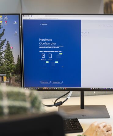 Pantalla del Hardware Configurator de Docu Portal