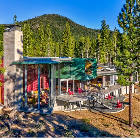 SlimLine 38 Ventanas, SlimLine 38 Puertas, ConceptWall 50 Muros cortina y Mosquito Sistemas complementarios - Martis Camp situado en Truckee, CA, Estados Unidos de América