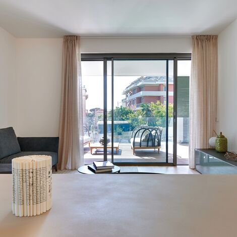 BriseSoleil 40 Protección solar, CS 77 Hidden Vent Ventanas y SlimPatio 68 Puertas correderas y plegables - Palazzo Arbà situado en Genoa, Italia