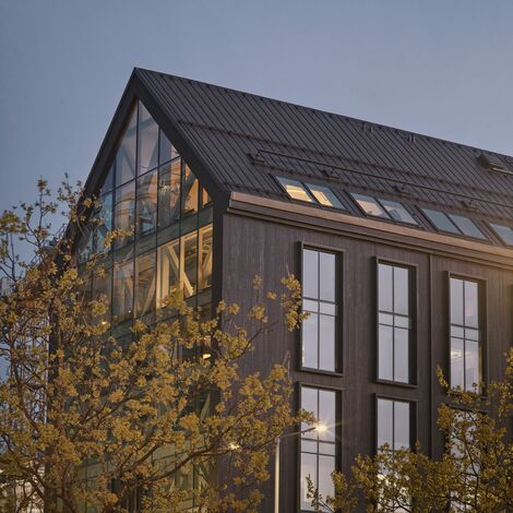 TimberWall 50 Muros cortina - Habitat 7 situado en Gothenburg, Suecia