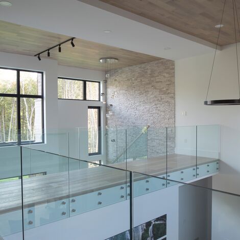 ConceptWall 50 Muros cortina y ConceptSystem 77 Ventanas - Forest View Residence situado enCanadá